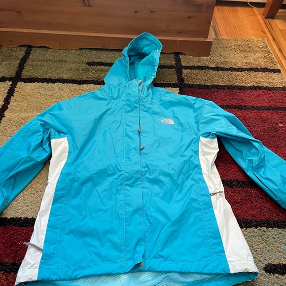 North Face blue/white windbreaker size small/p - Picture 2 of 13